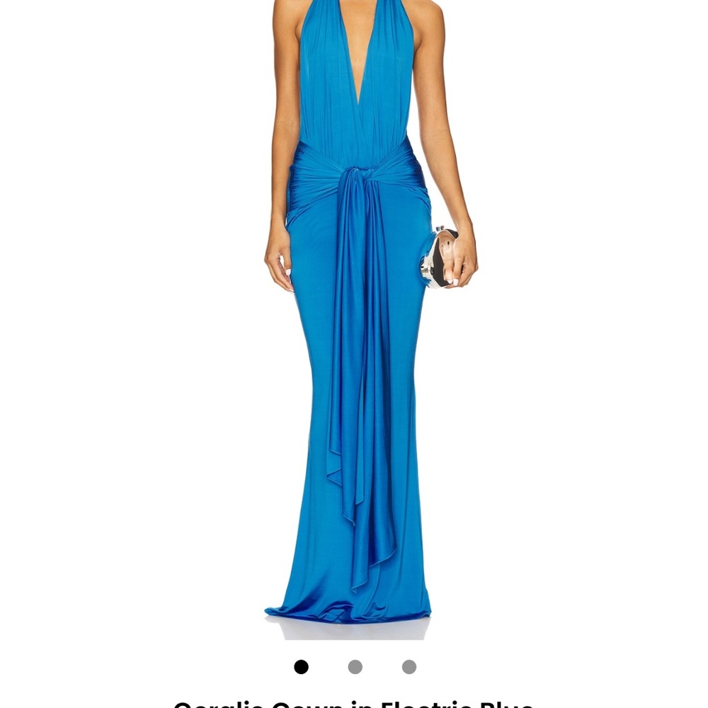 Coraline Lovers + Friends Blue Maxi Dress